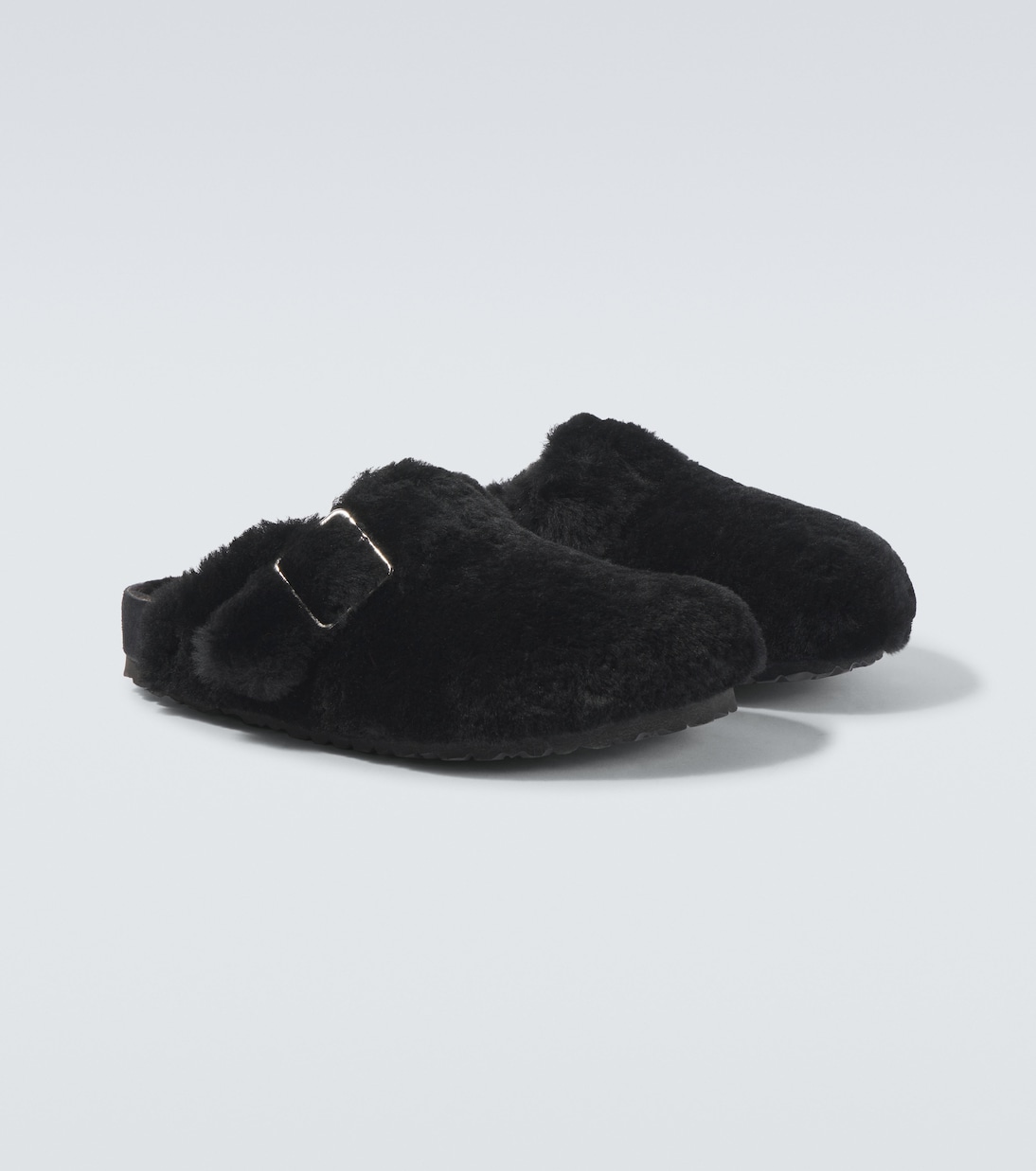 Mules Boston 1774 in suede e shearling | Birkenstock 1774