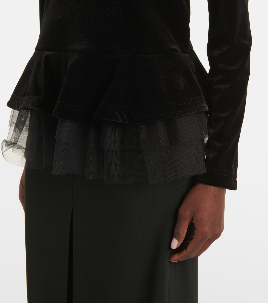 Pleated top | Noir Kei Ninomiya