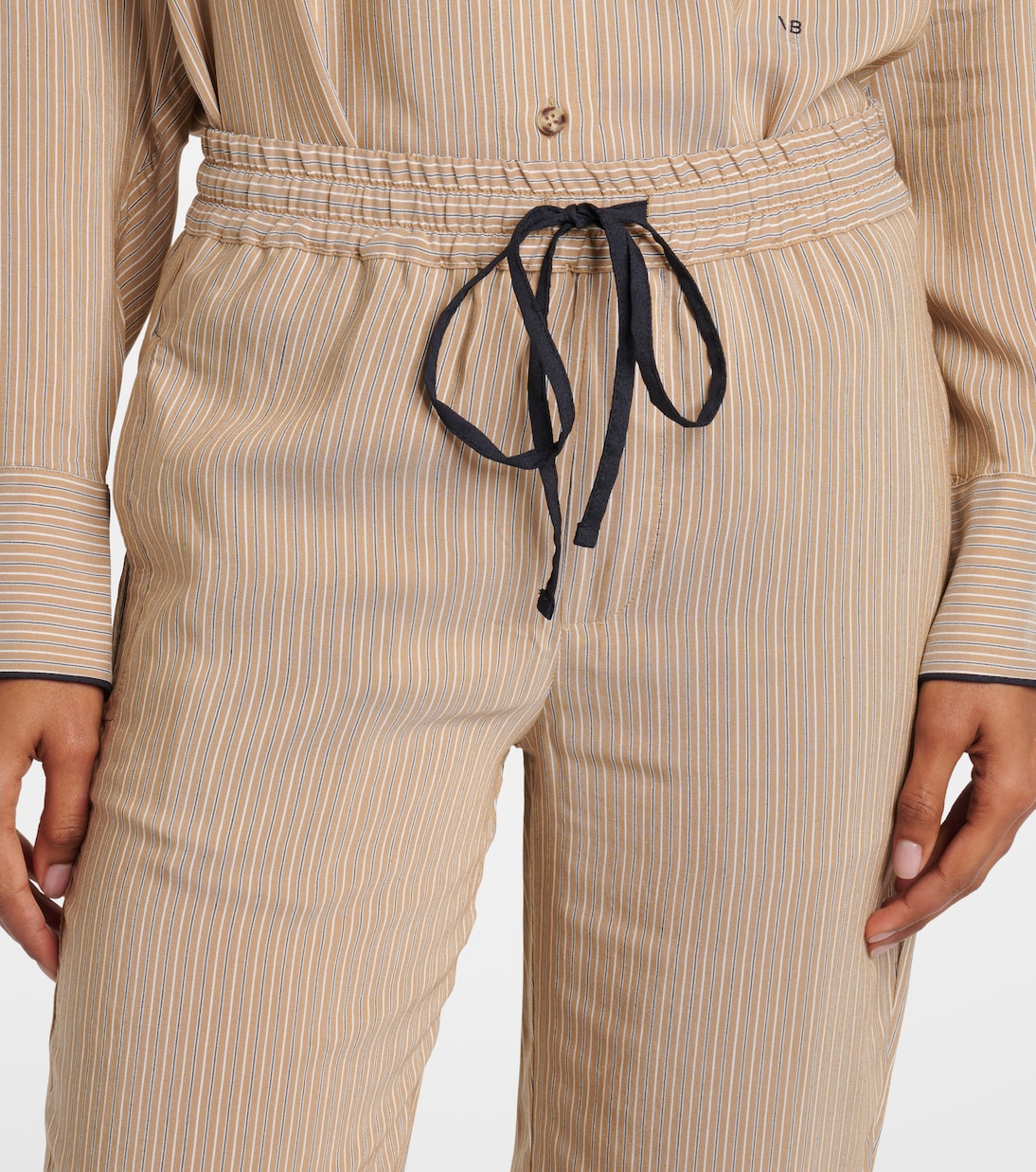 Striped pajama pants | Victoria Beckham