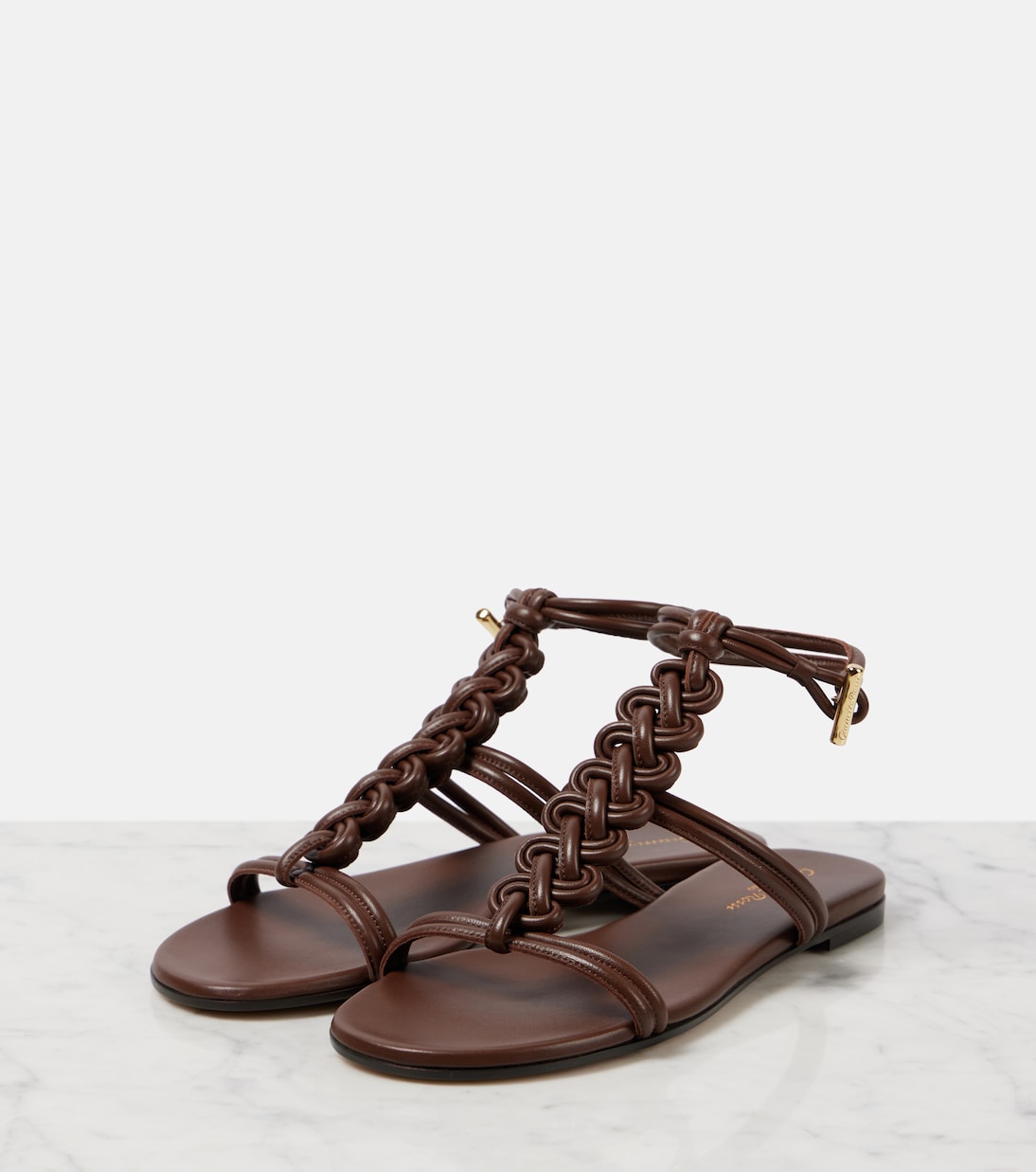 Capua braided leather sandals | Gianvito Rossi