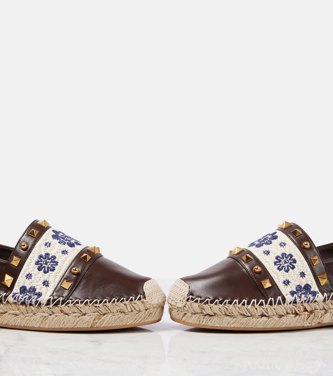 Espadrillas Country Rockstud in pelle | Valentino Garavani