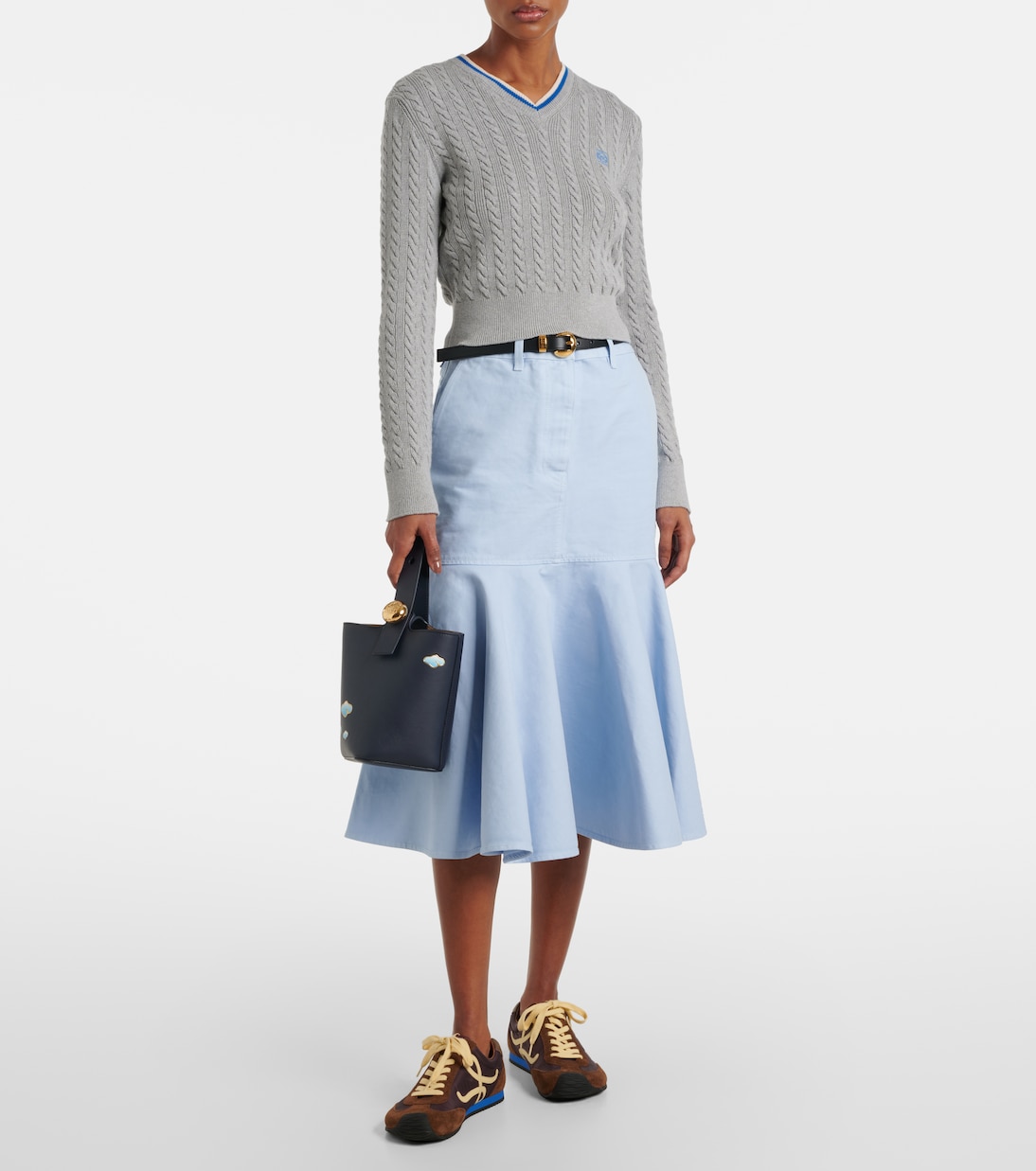 Jersey cropped de algodón | Loewe