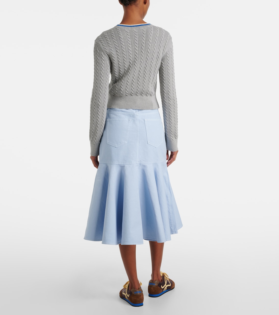 Jersey cropped de algodón | Loewe
