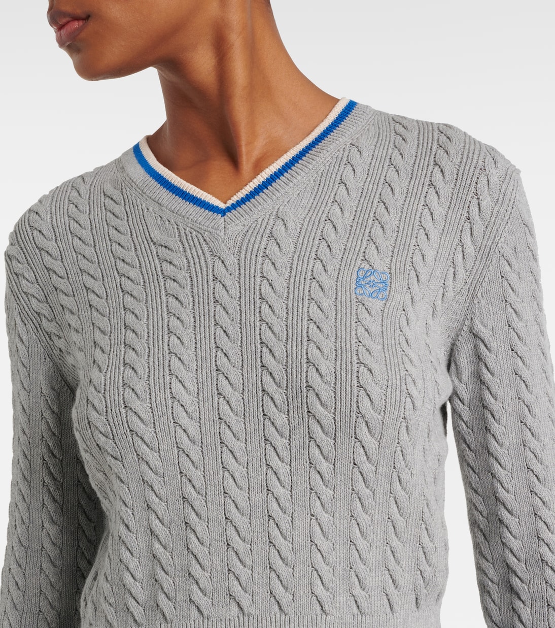 Jersey cropped de algodón | Loewe