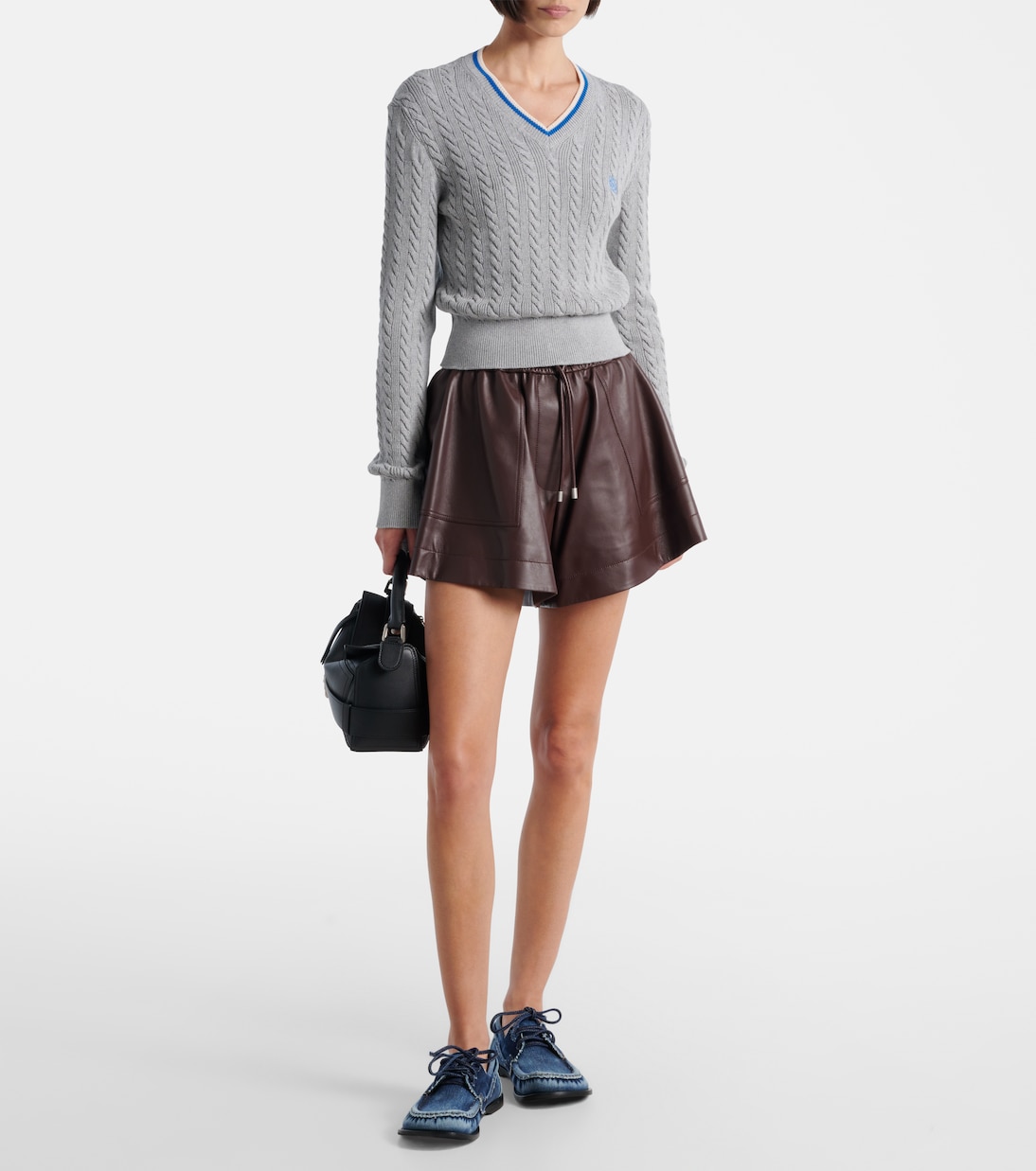 Pullover in cotone a trecce | Loewe