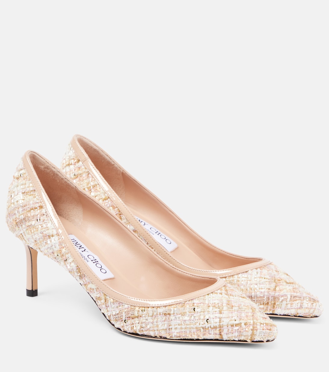 Scarpe con tacco JIMMY CHOO Romy 60 in tweed per uno stile giovane e trendy