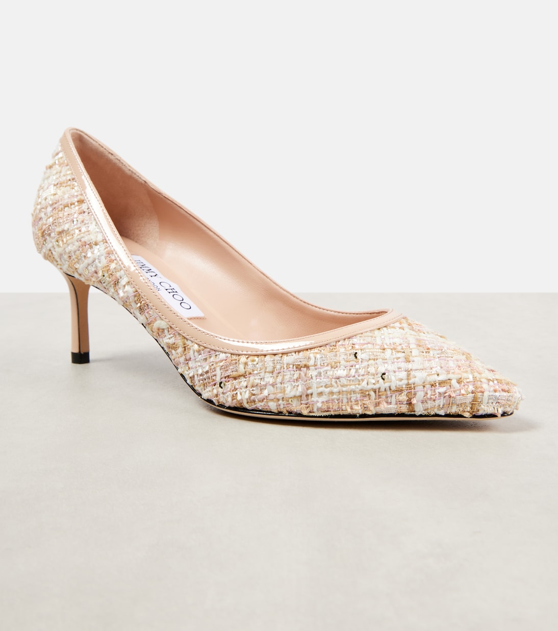 Scarpe con tacco JIMMY CHOO Romy 60 in tweed per uno stile giovane e trendy