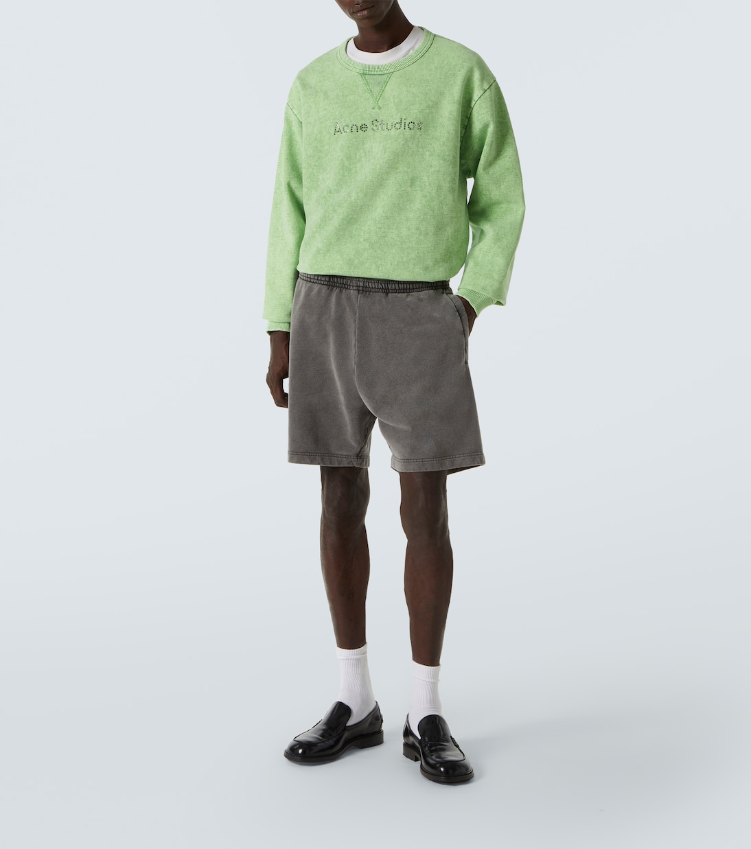 Sudadera en jersey de algodón con logo | Acne Studios