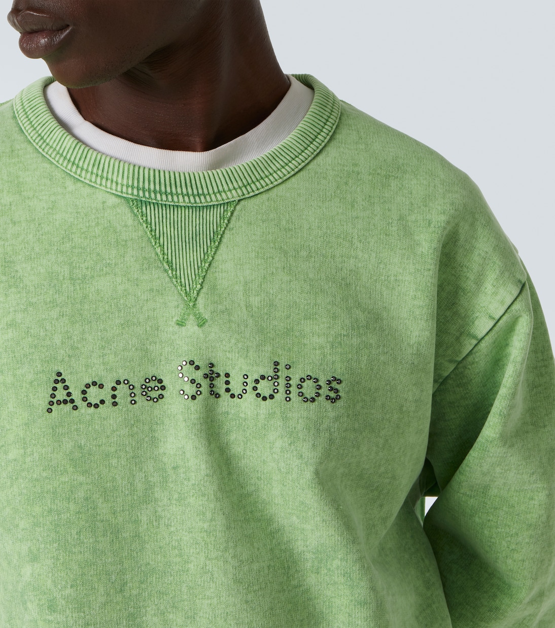 Sudadera en jersey de algodón con logo | Acne Studios