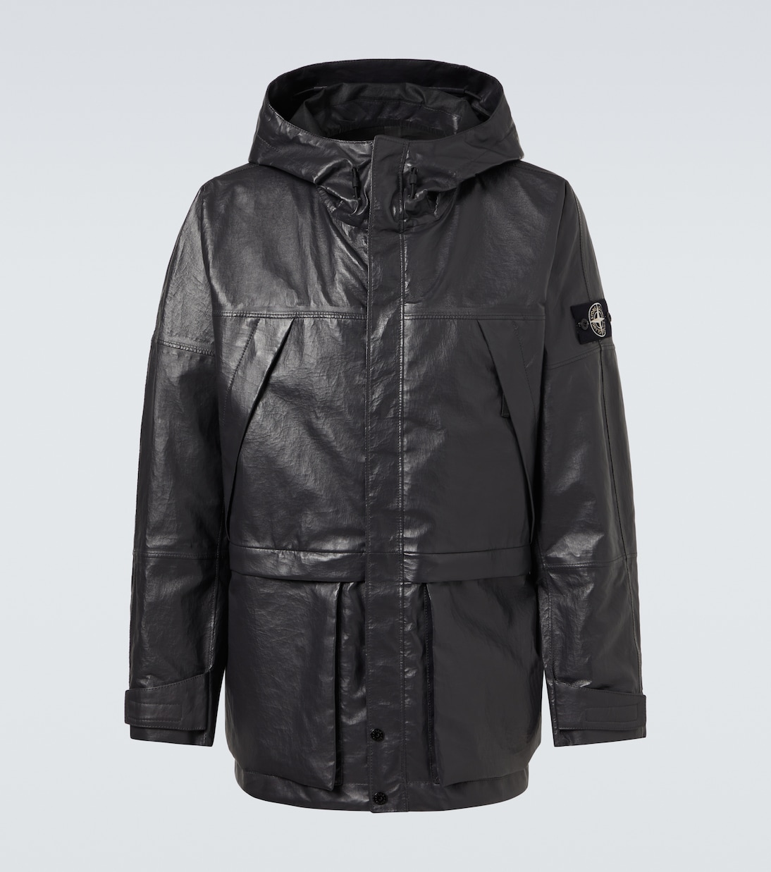 Compass leather parka | Stone Island