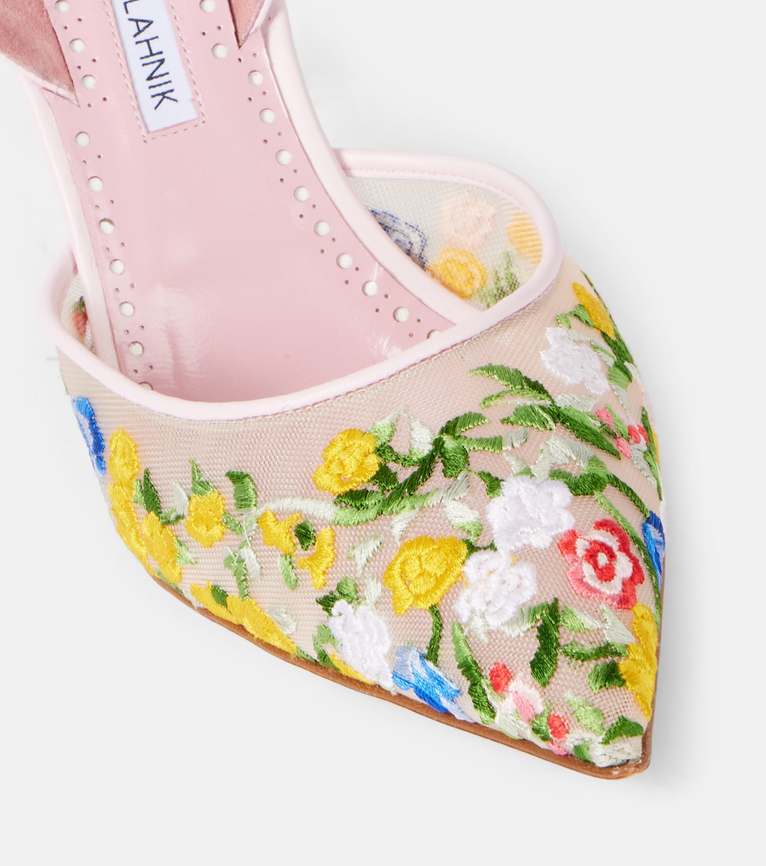 Pumps slingback Jardoline 90 con pelle | Manolo Blahnik
