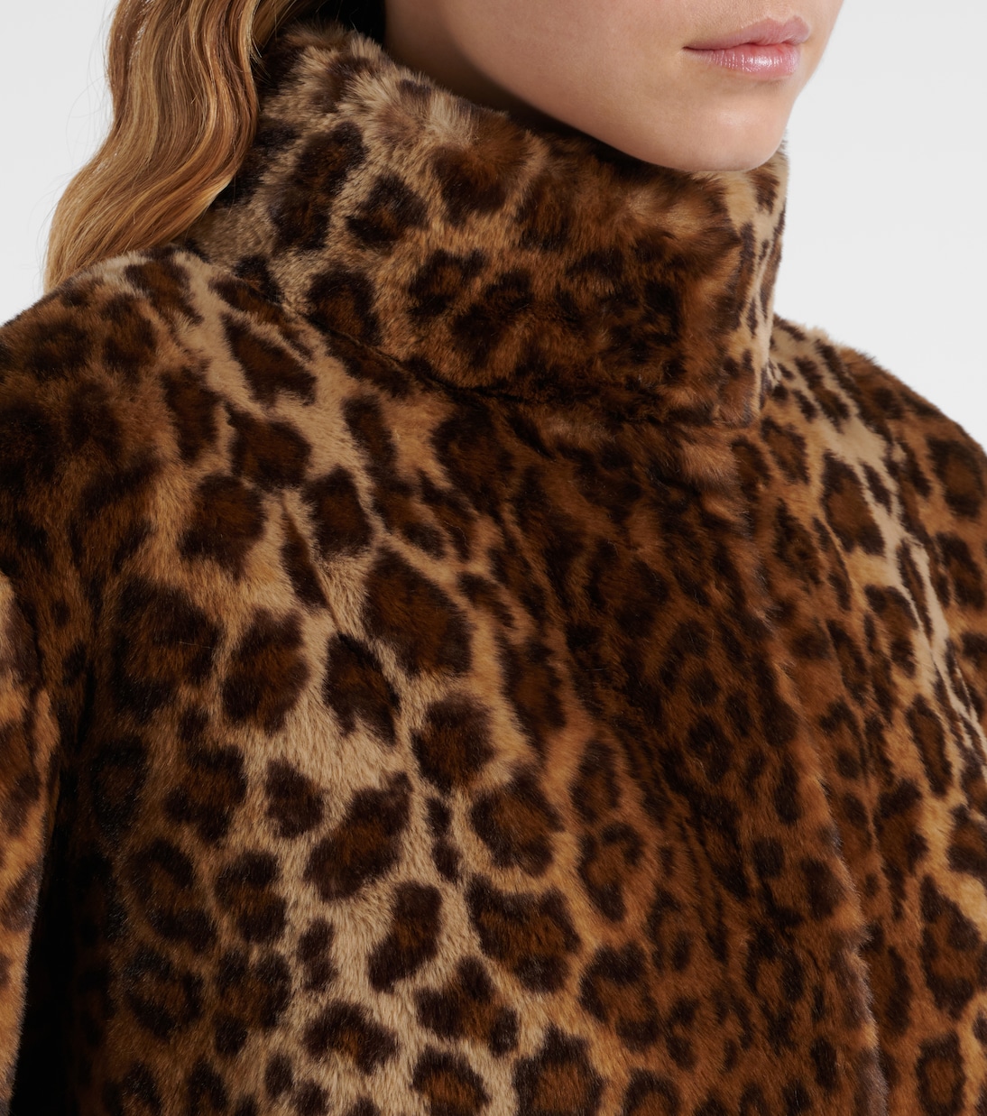Valli leopard-print faux fur jacket | Velvet