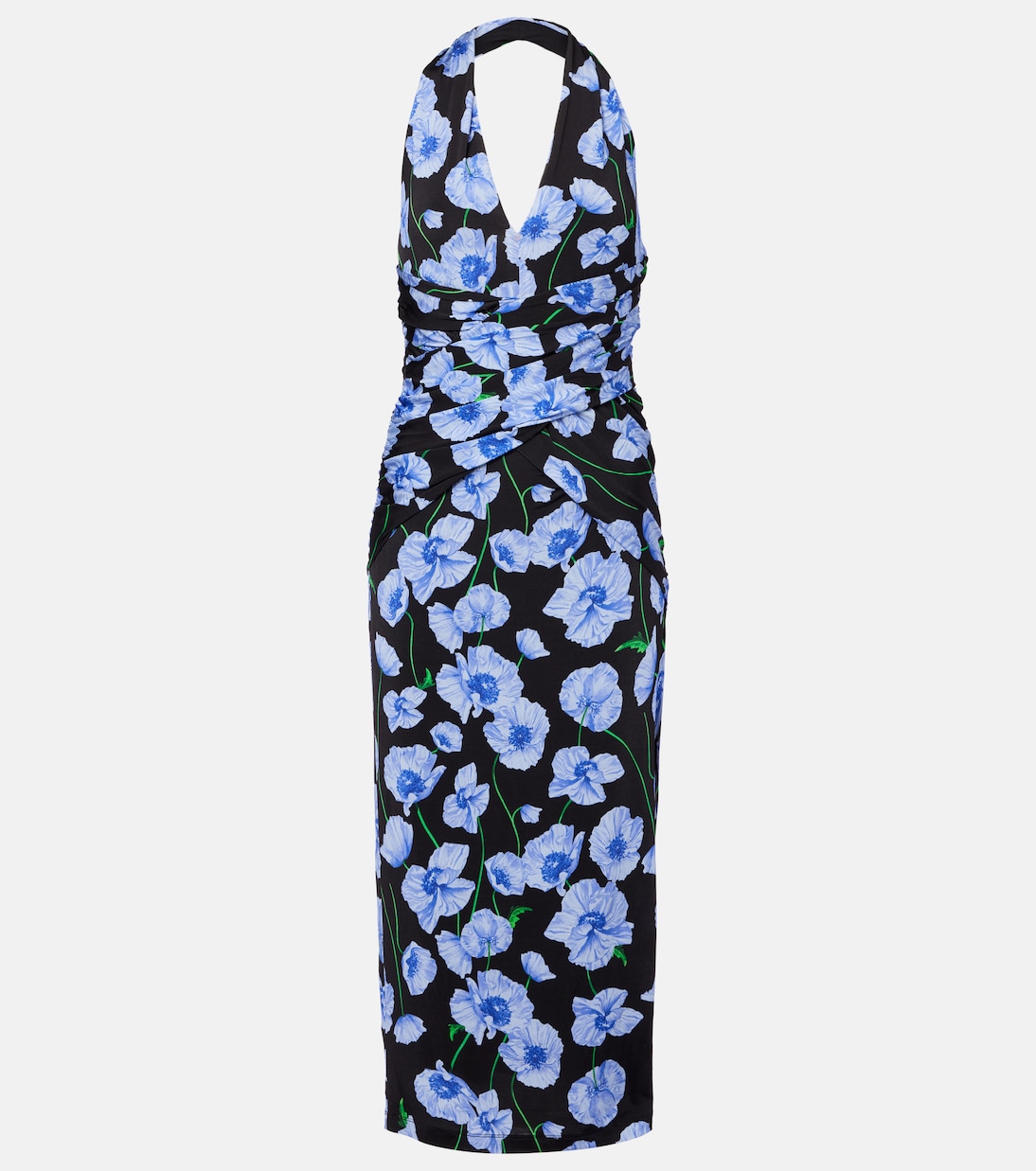 Abito midi con stampa floreale | Carolina Herrera
