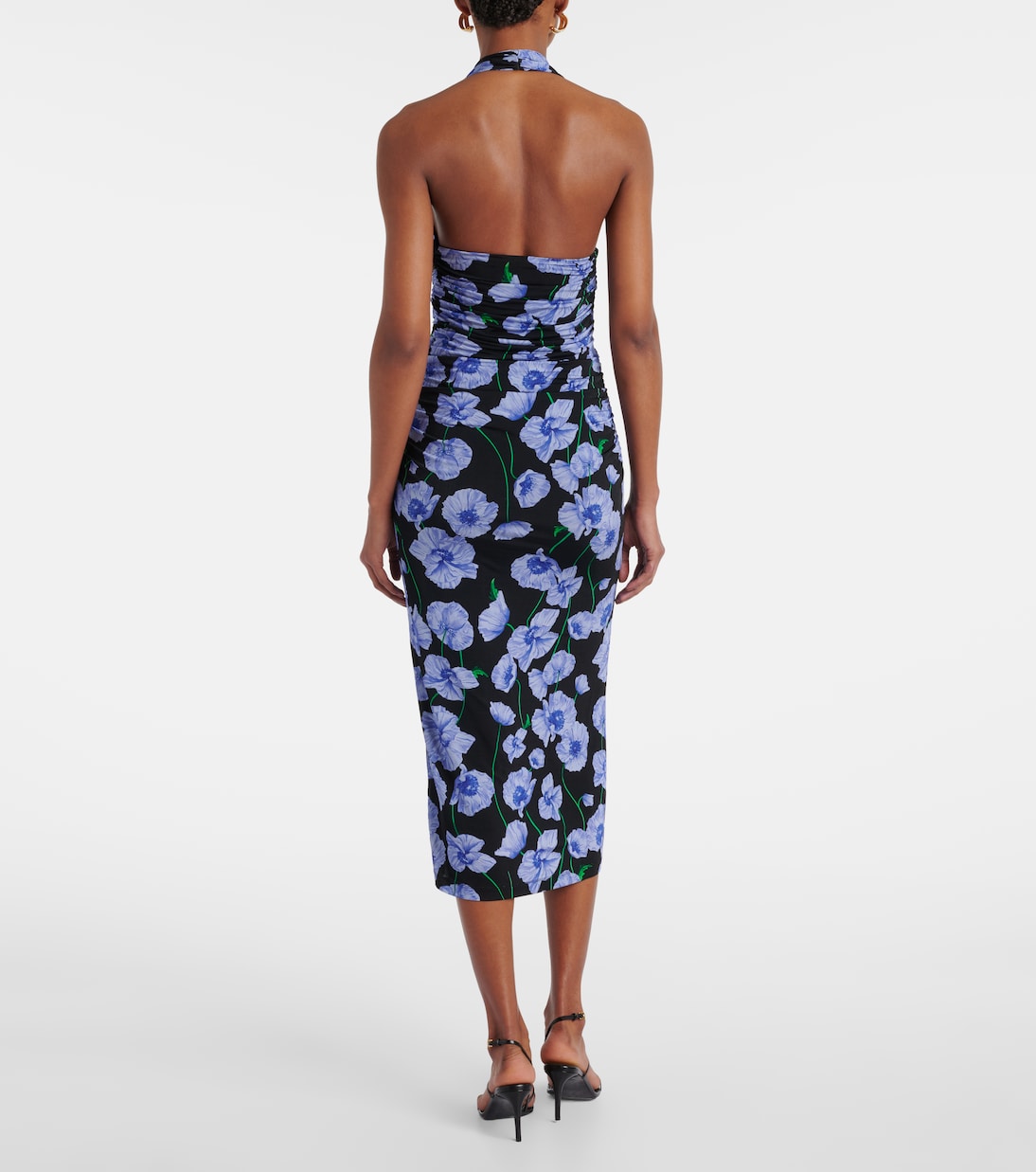 Abito midi con stampa floreale | Carolina Herrera