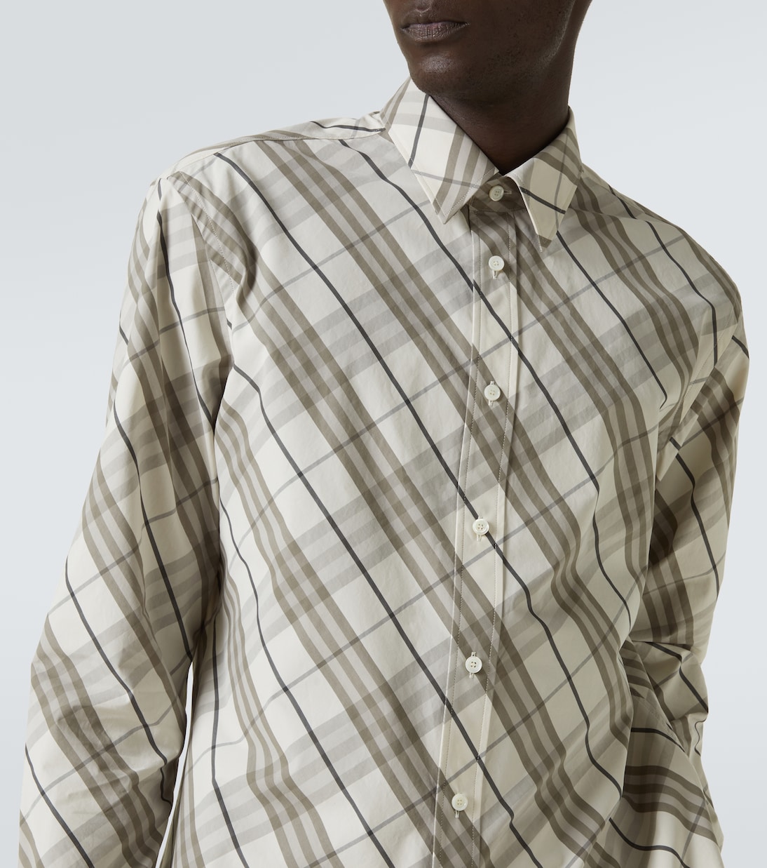 Hemdjacke Burberry Check aus Baumwolle | Burberry