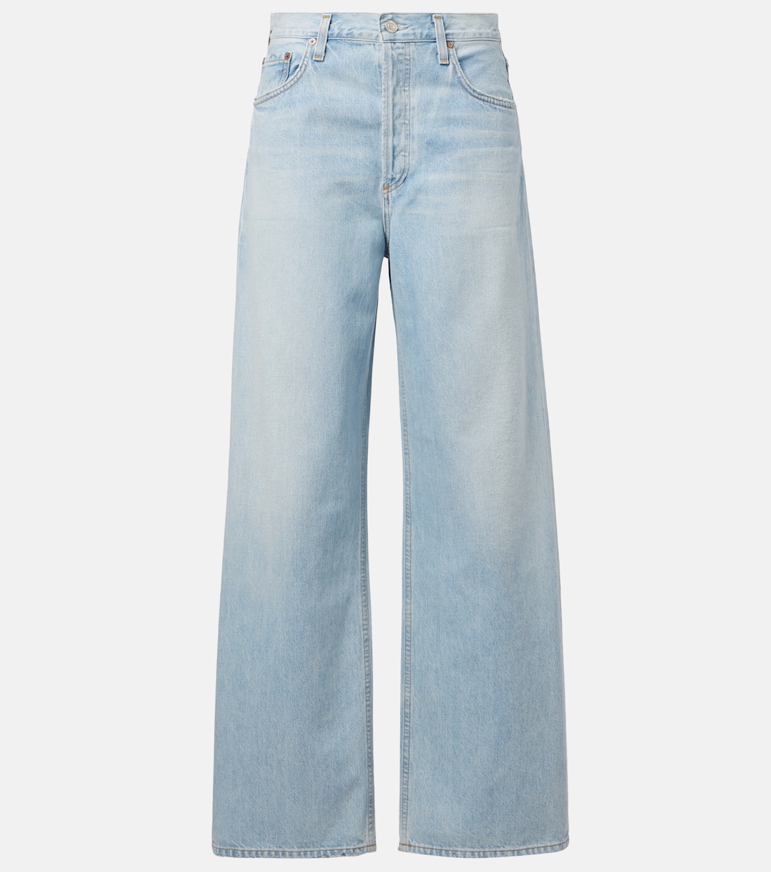Wide-Leg Jeans Low Slung Baggy  | Agolde