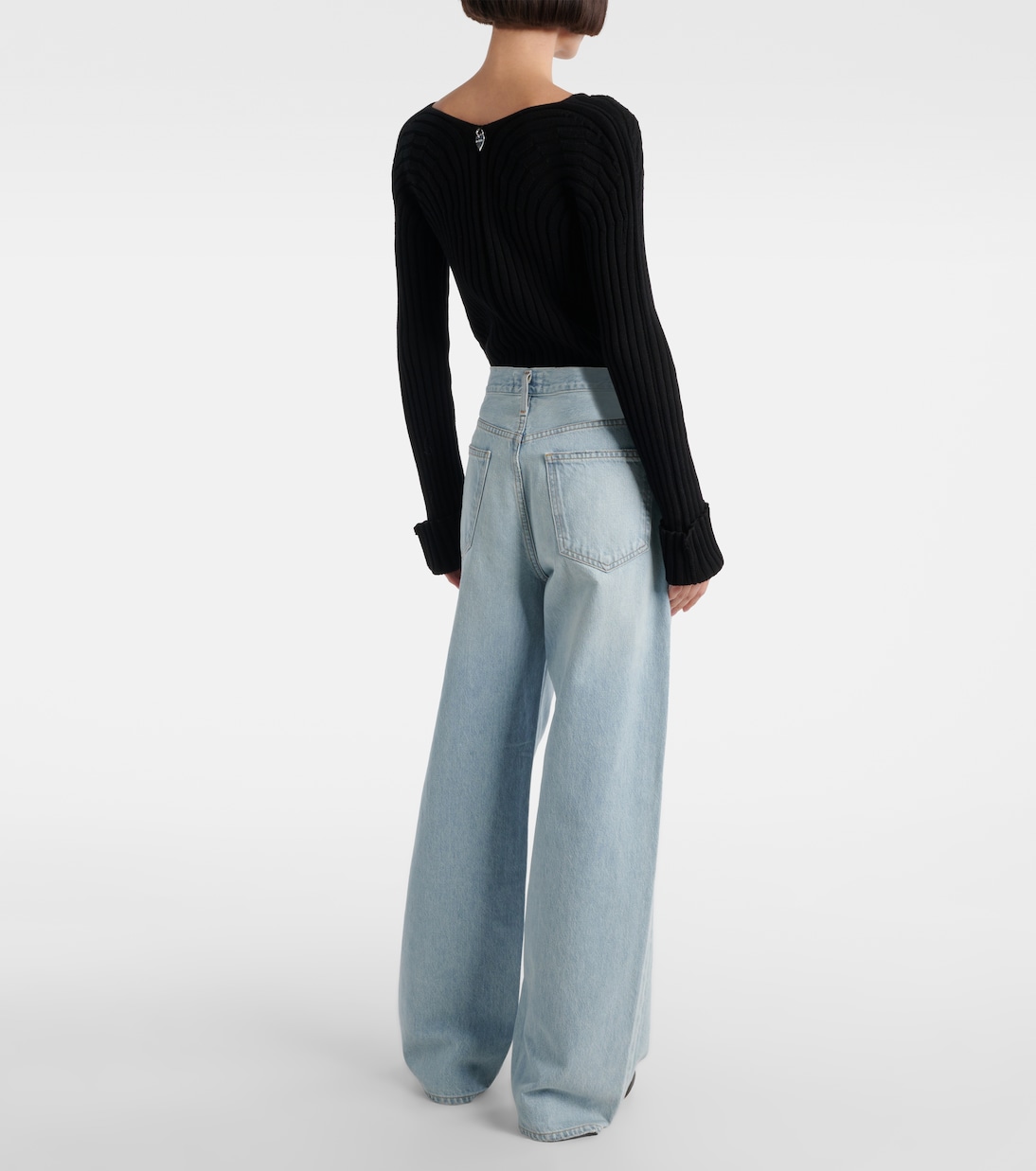 Wide-Leg Jeans Low Slung Baggy  | Agolde