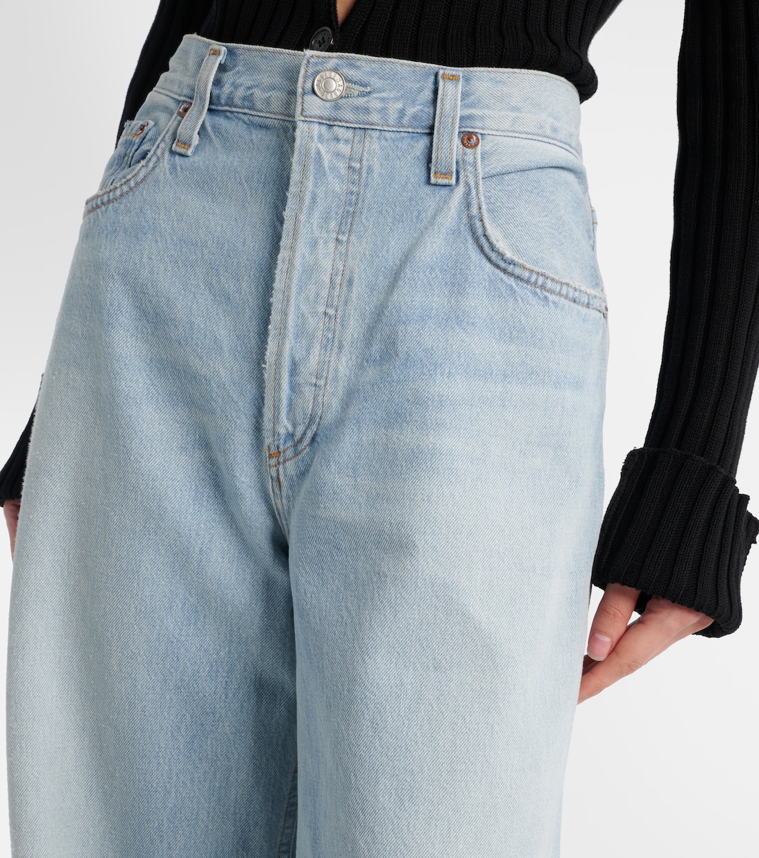 Wide-Leg Jeans Low Slung Baggy  | Agolde