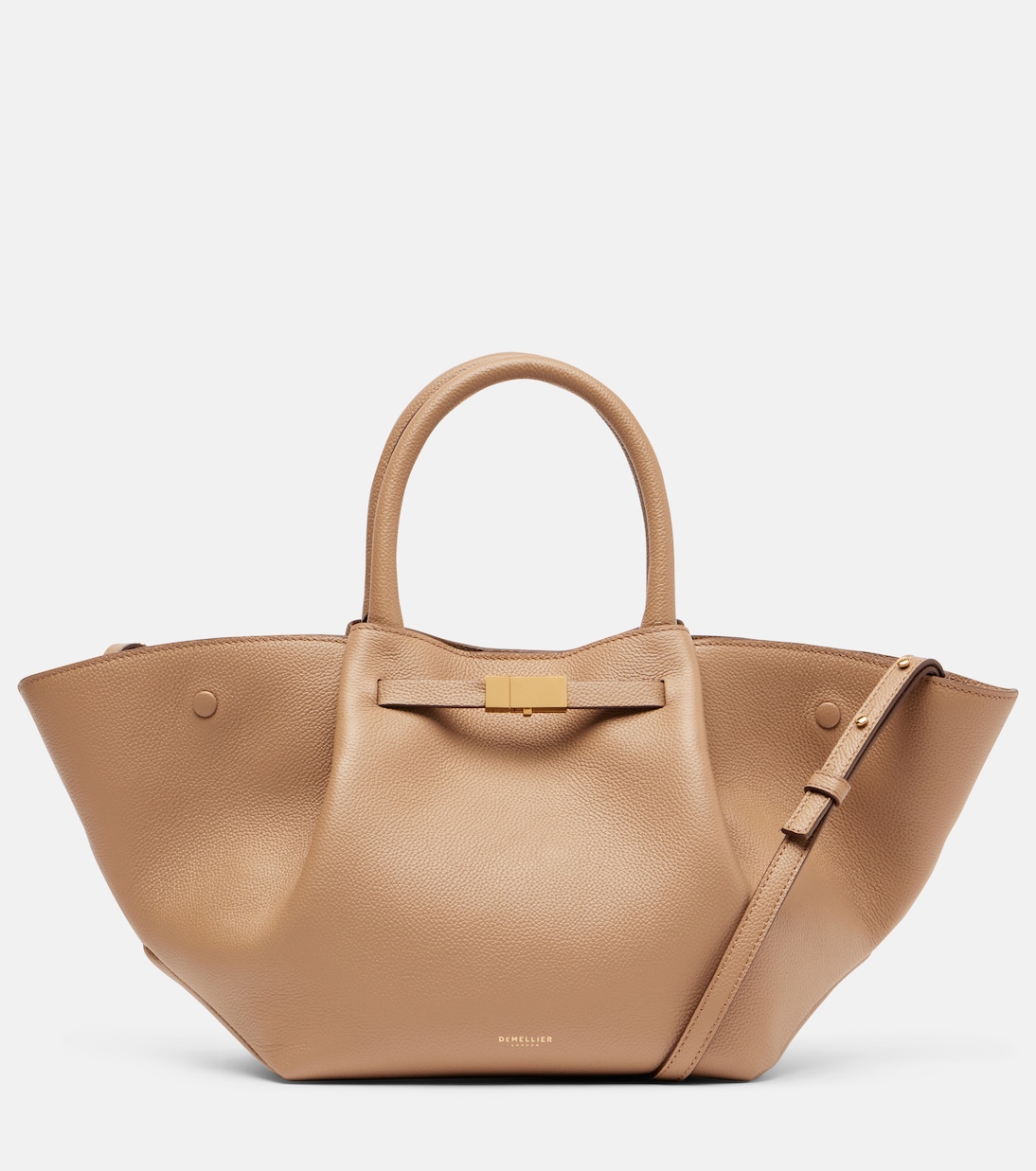 New York Midi leather tote bag | DeMellier