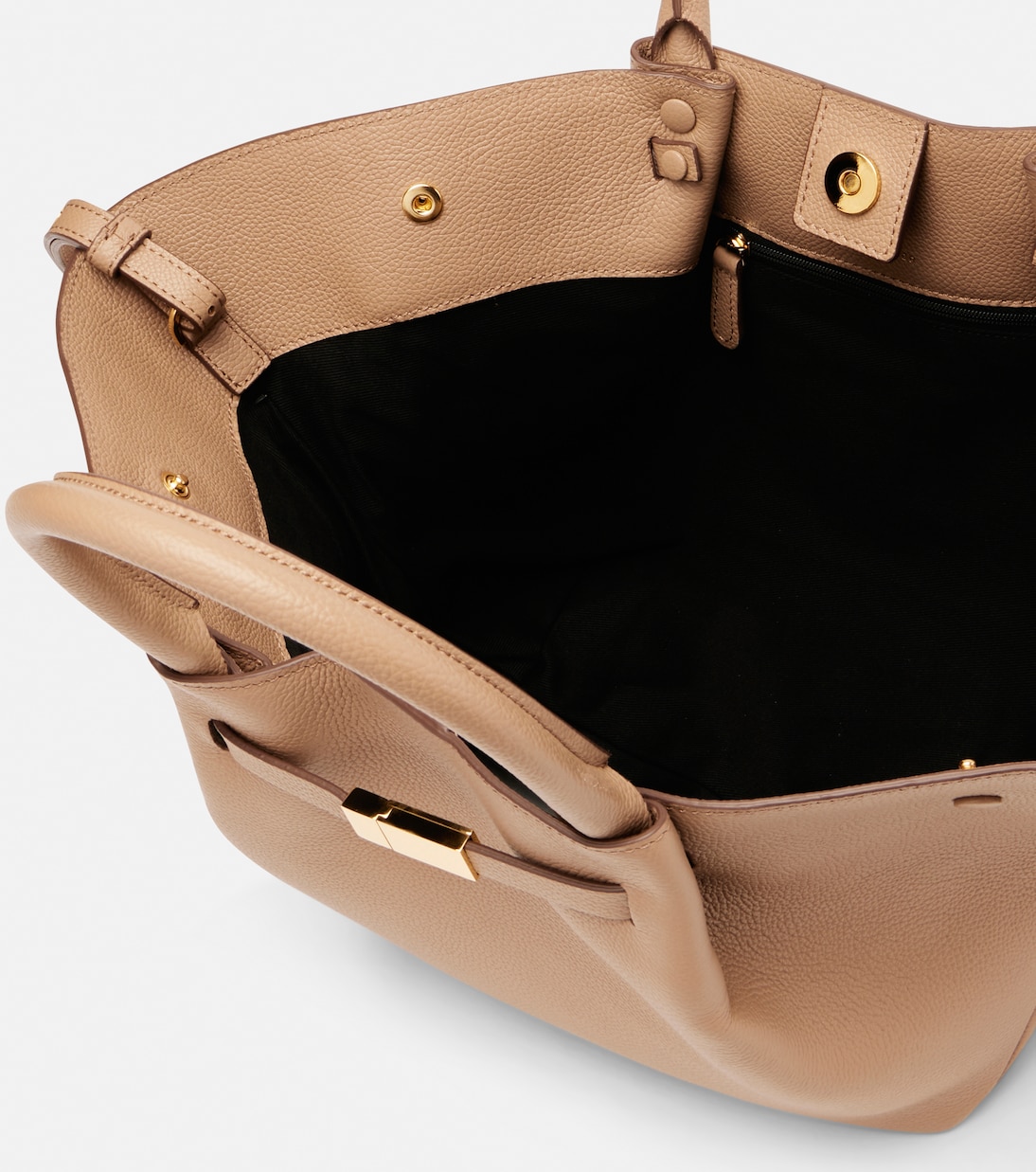 New York Midi leather tote bag | DeMellier