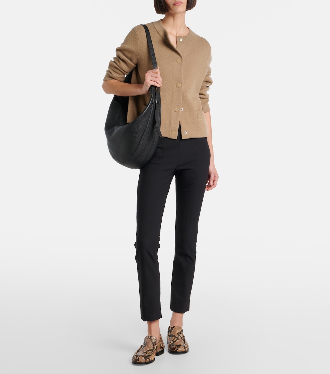 Shrunken wool and cashmere cardigan | Vince