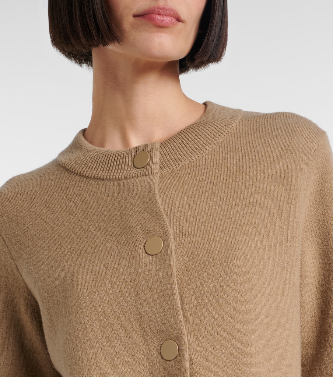 Shrunken wool and cashmere cardigan | Vince