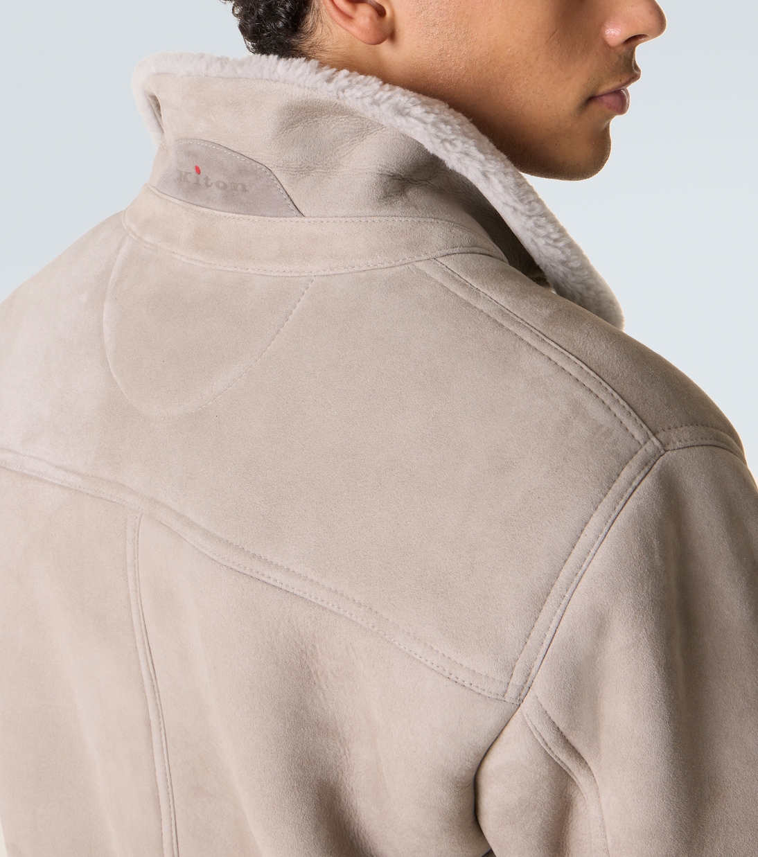 Suede field jacket | Kiton