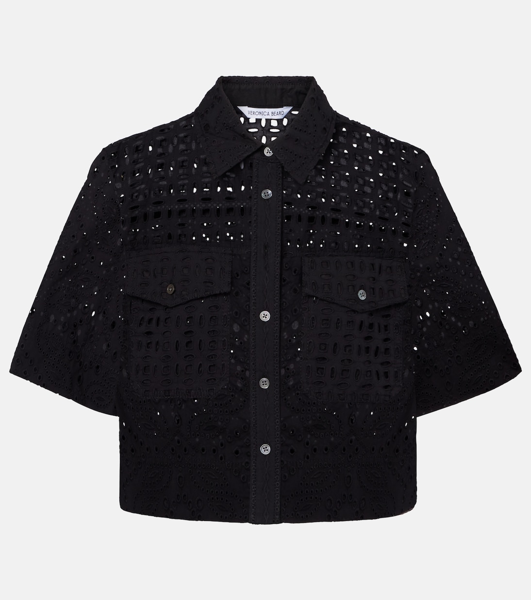 Camicia Spruce in cotone con ricamo | Veronica Beard