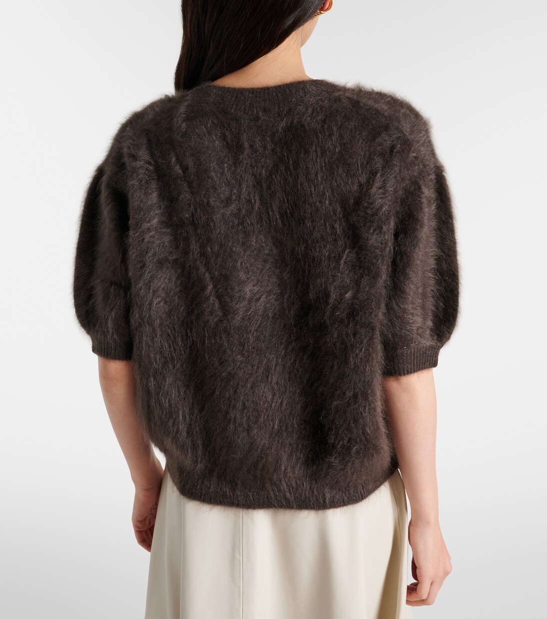 Juniper argyle knitted cashmere top | Lisa Yang