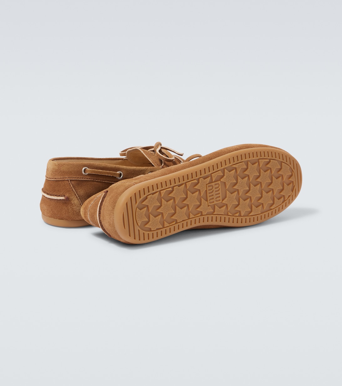 Suede boat shoes | Miu Miu
