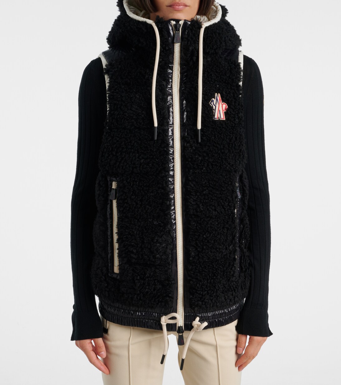 Hooded down vest | Moncler Grenoble