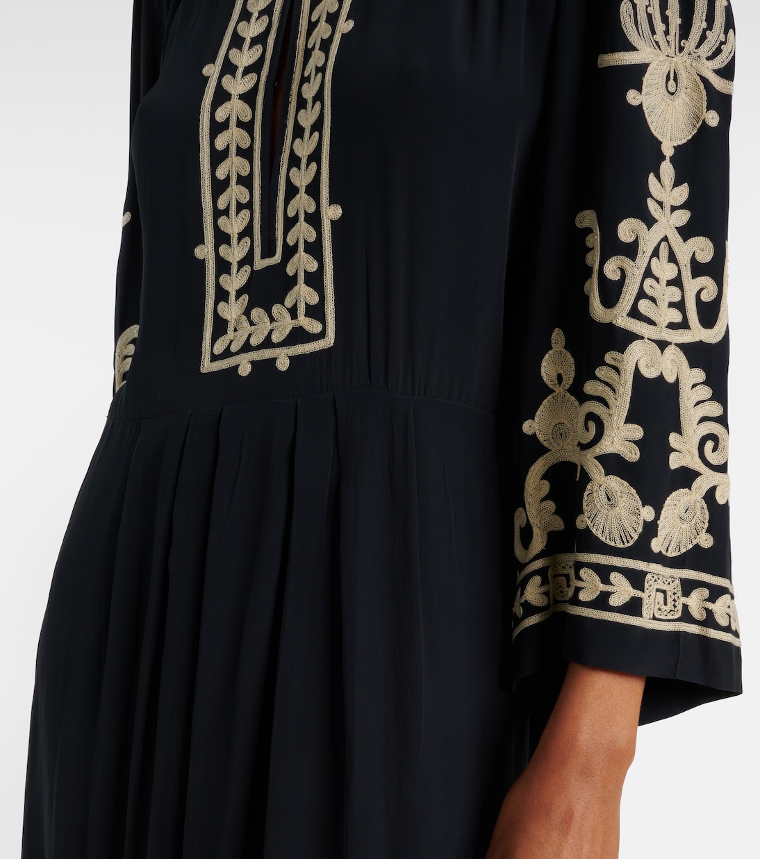 Feliana embroidered crêpe maxi dress | Marant Etoile