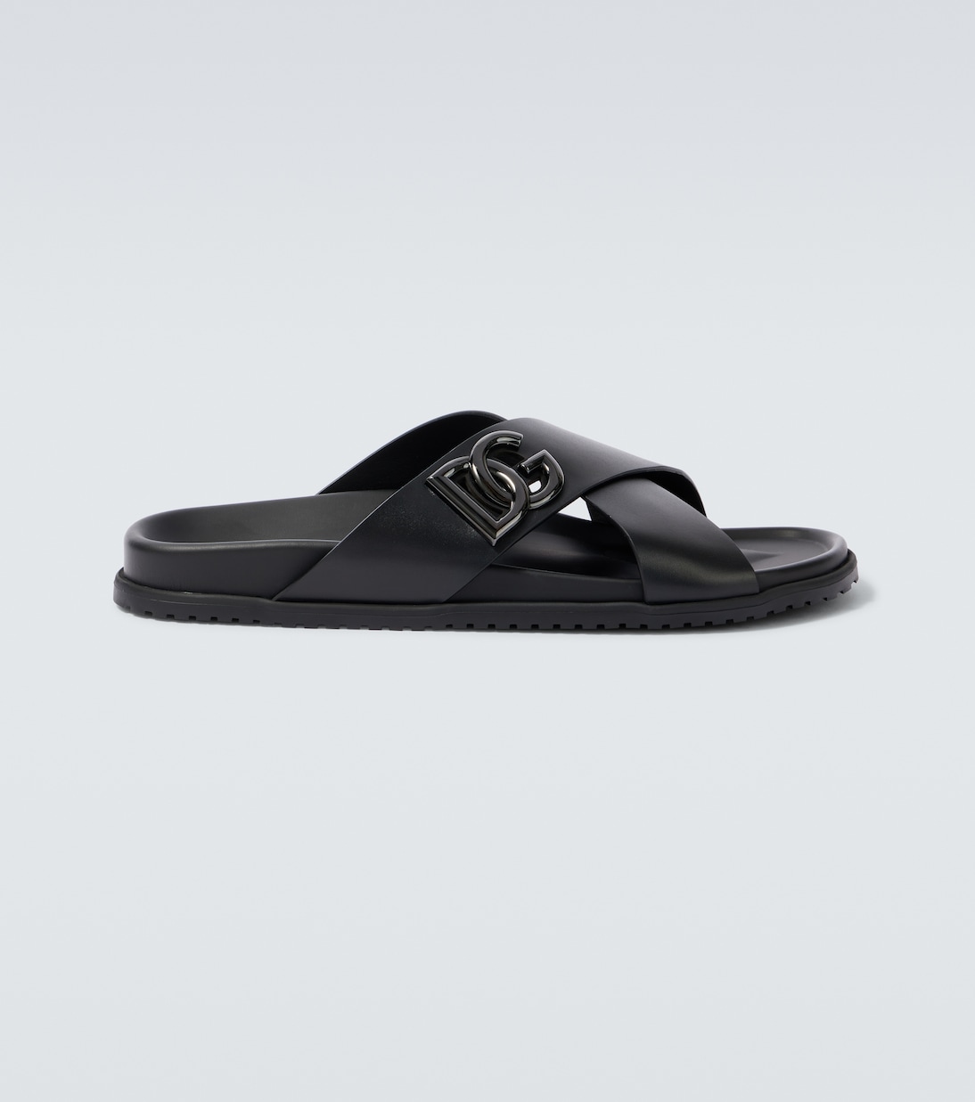 Leather slides | Dolce&Gabbana