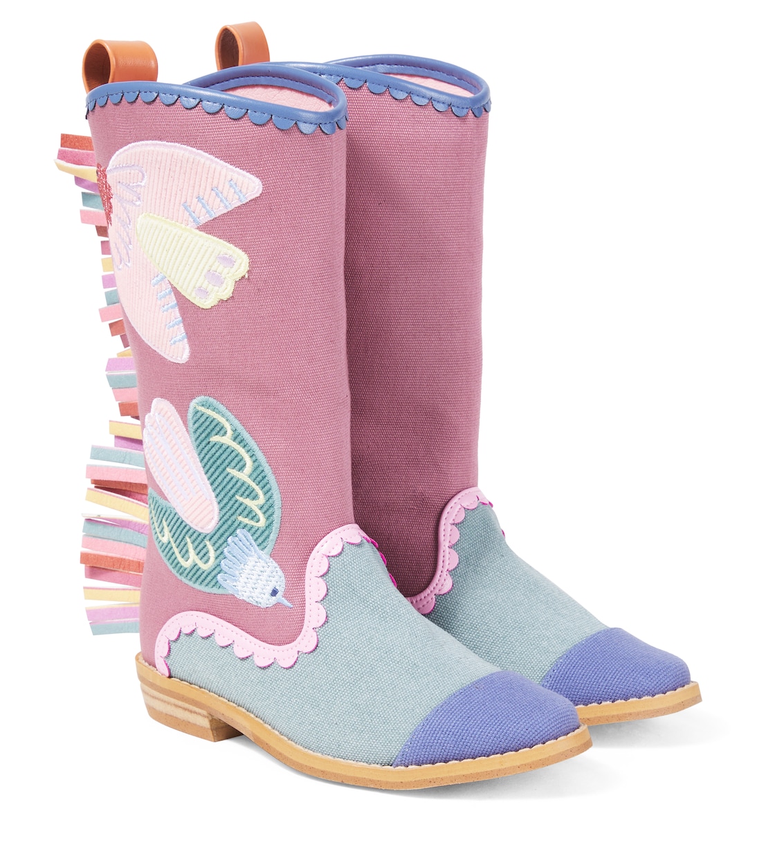 Embroidered ankle boots | Stella McCartney Kids