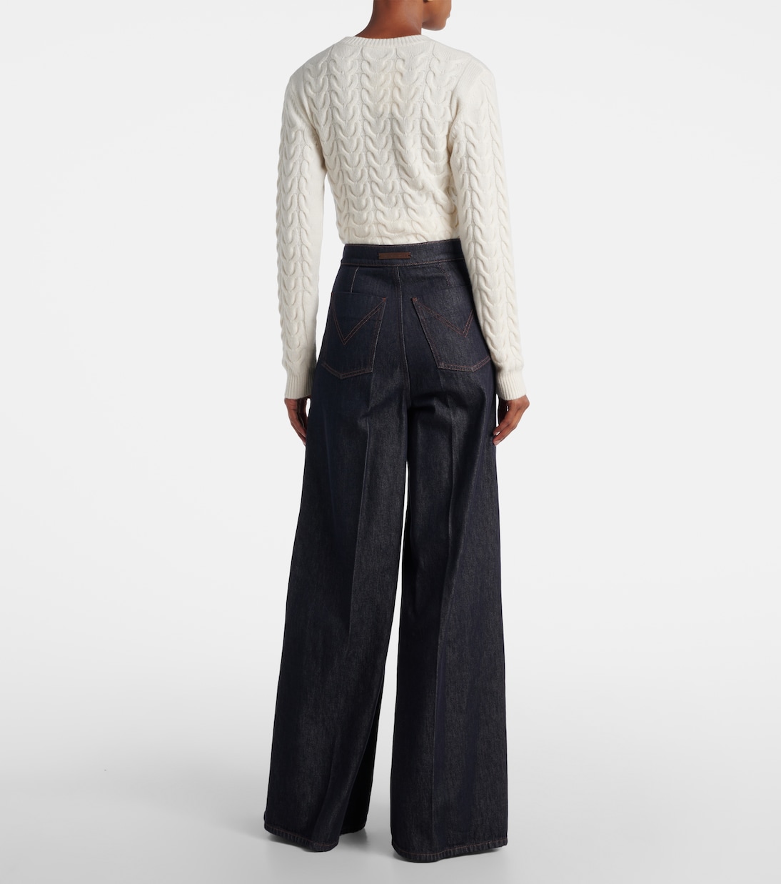 Carmine high-rise wide-leg jeans | Max Mara