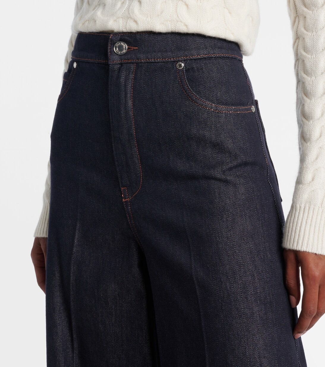 Carmine high-rise wide-leg jeans | Max Mara