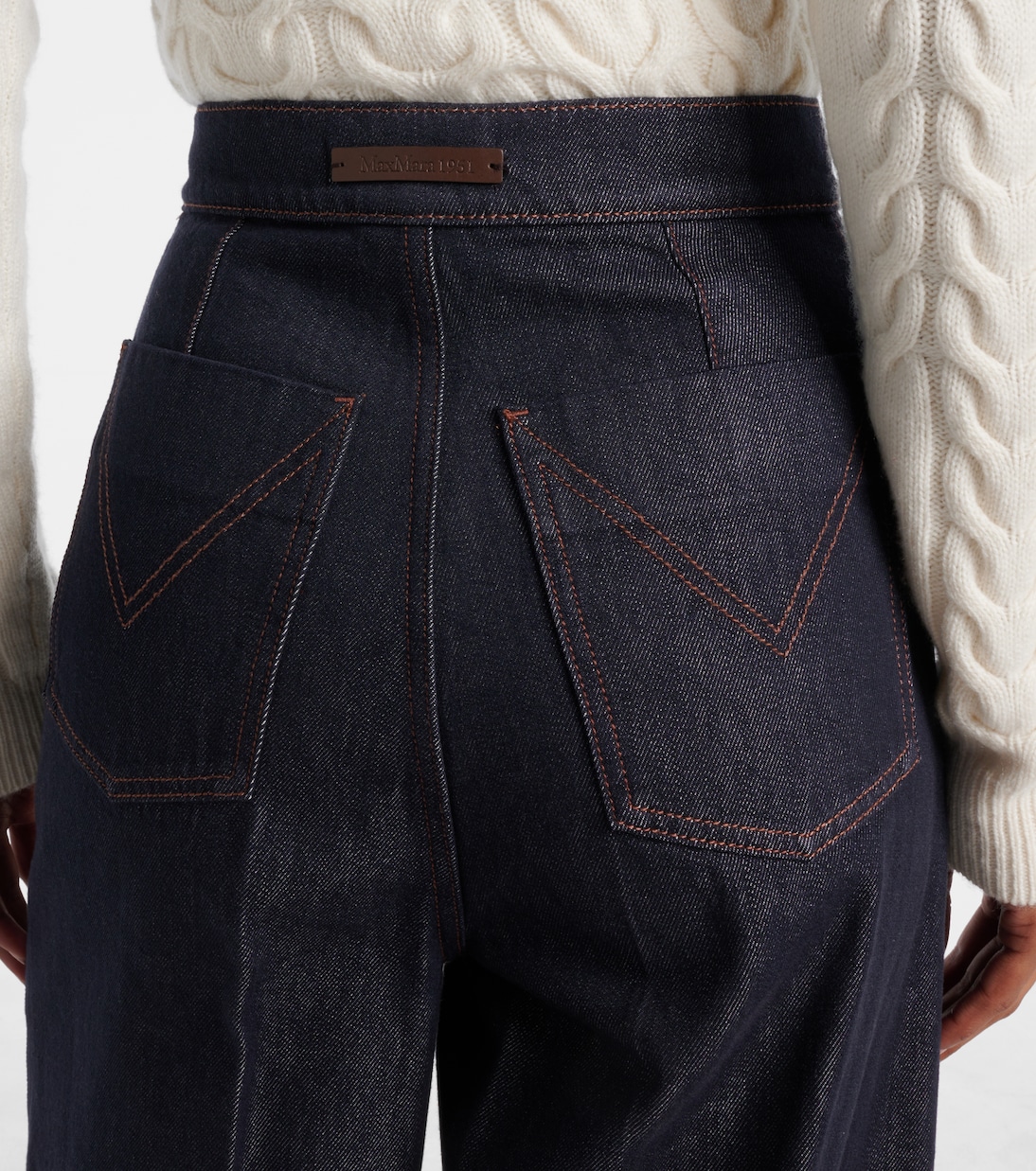 Carmine high-rise wide-leg jeans | Max Mara