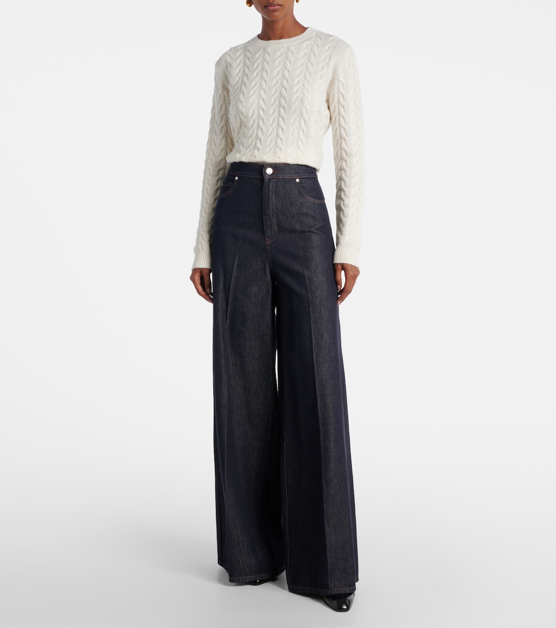 Carmine high-rise wide-leg jeans | Max Mara