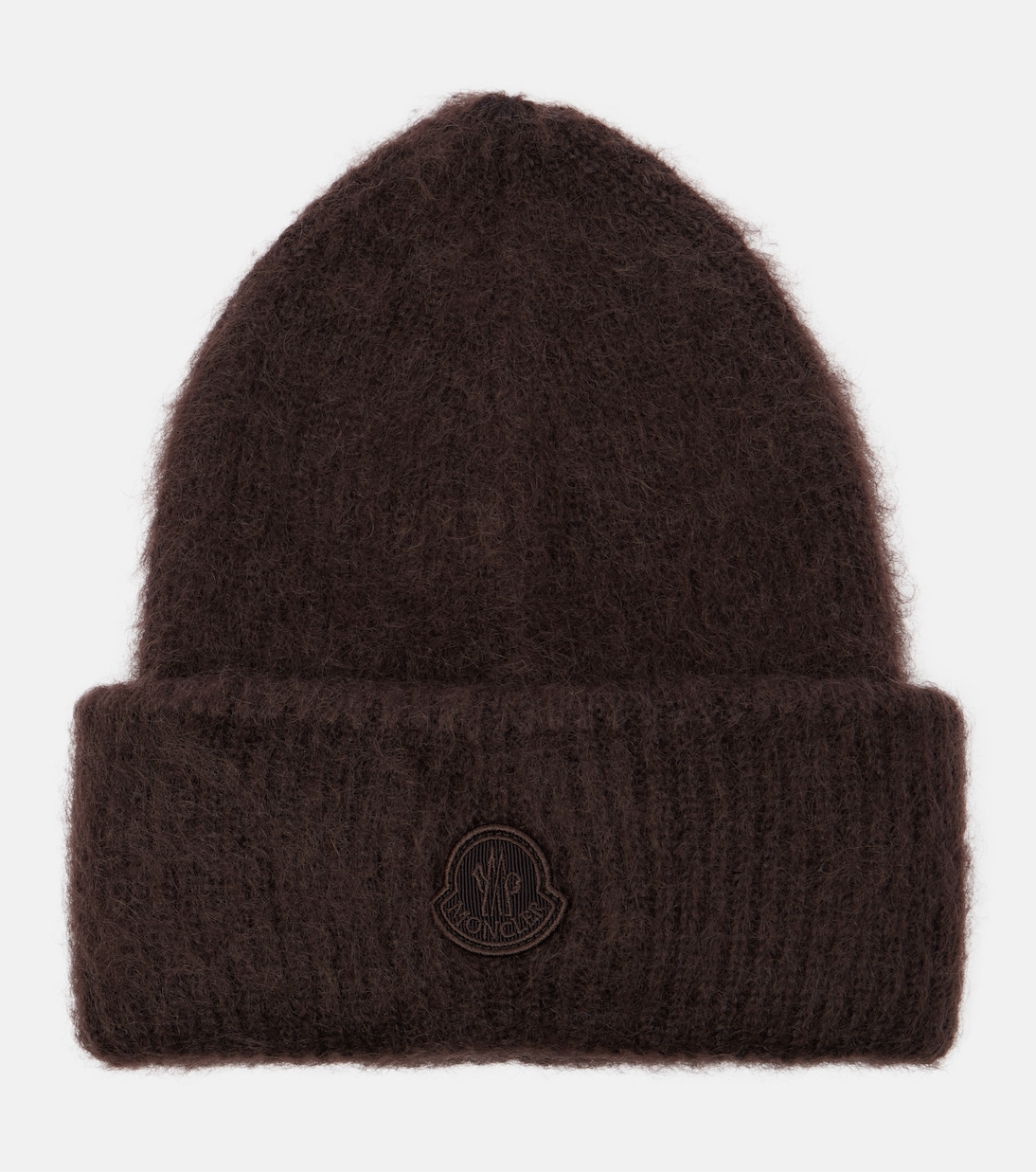 Logo mohair and wool-blend beanie | Moncler