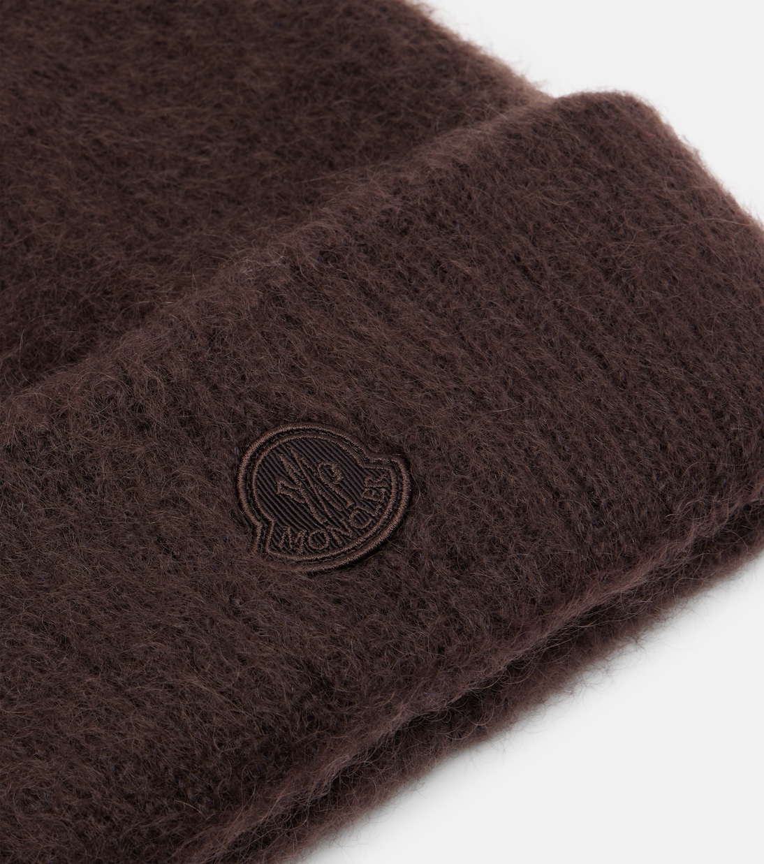 Logo mohair and wool-blend beanie | Moncler