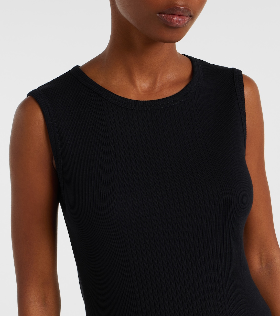 Ribbed-knit cotton jersey tank top | Jean Paul Gaultier