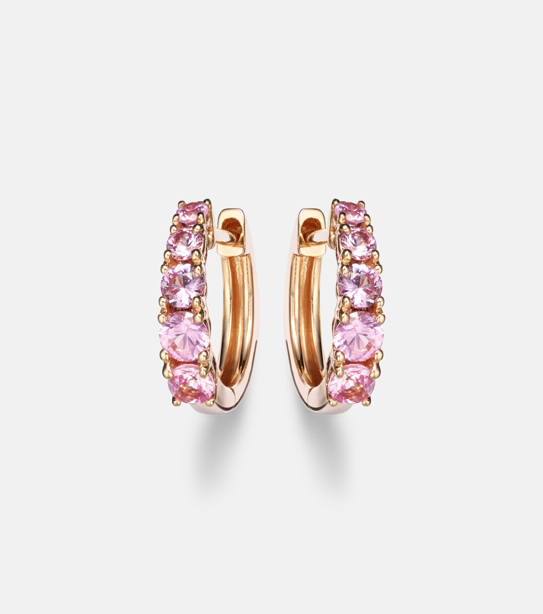 Ohrringe Graduated aus 18kt Gelbgold mit Saphiren | Anita Ko