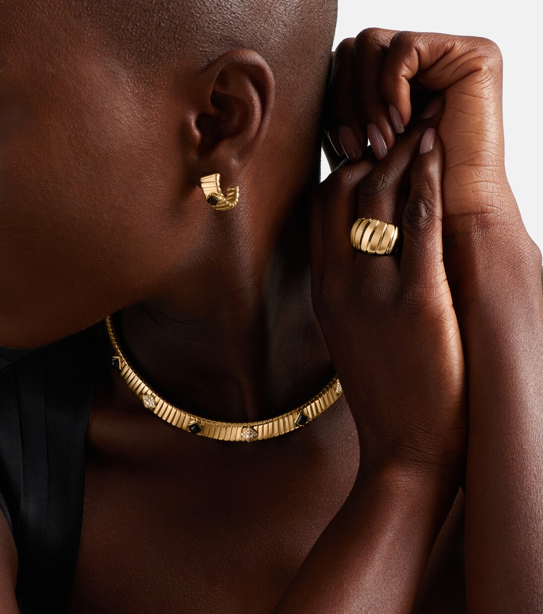 Anello Bvlgari Tubogas in oro 18kt | Bvlgari