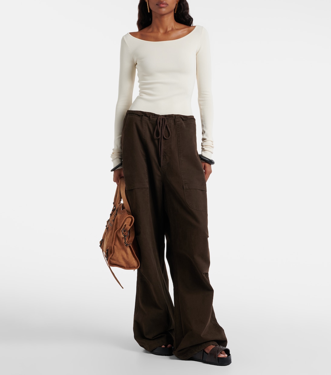 Barren cotton cargo pants | Entire Studios