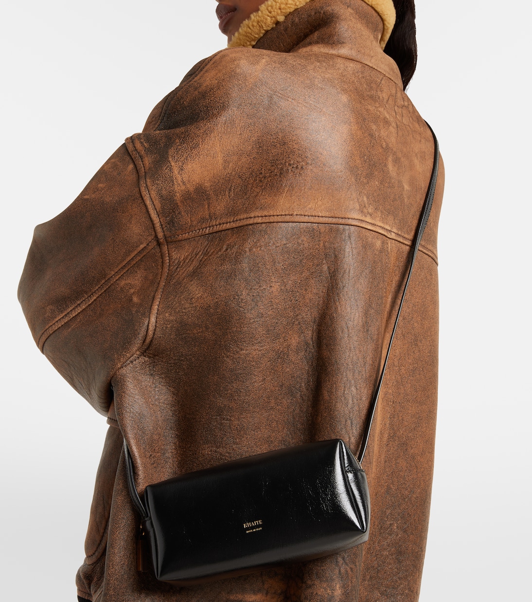 Kye Mini leather crossbody bag | Khaite
