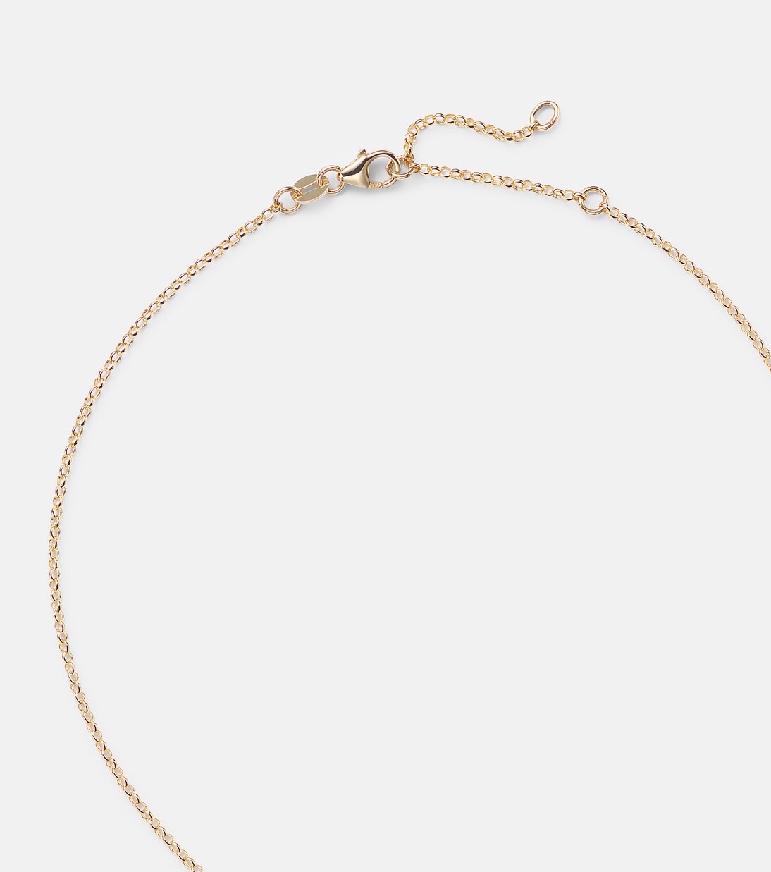 Protection Fine Belcher 18kt gold necklace with diamonds | FoundRae