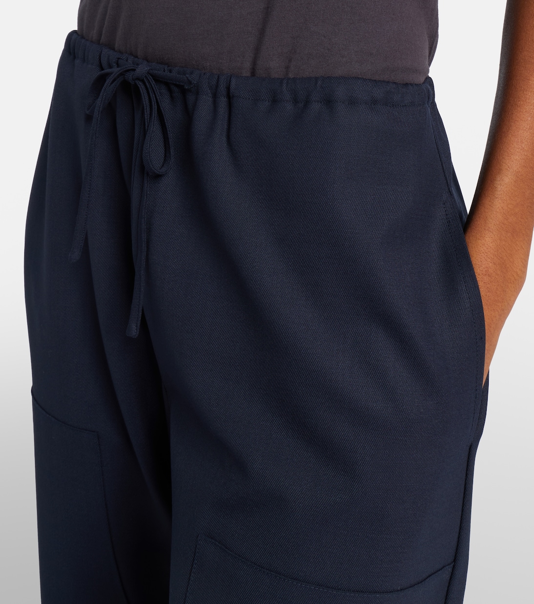 Jane wool-blend wide-leg pants | Leset