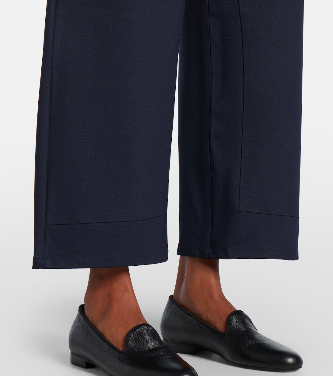 Jane wool-blend wide-leg pants | Leset