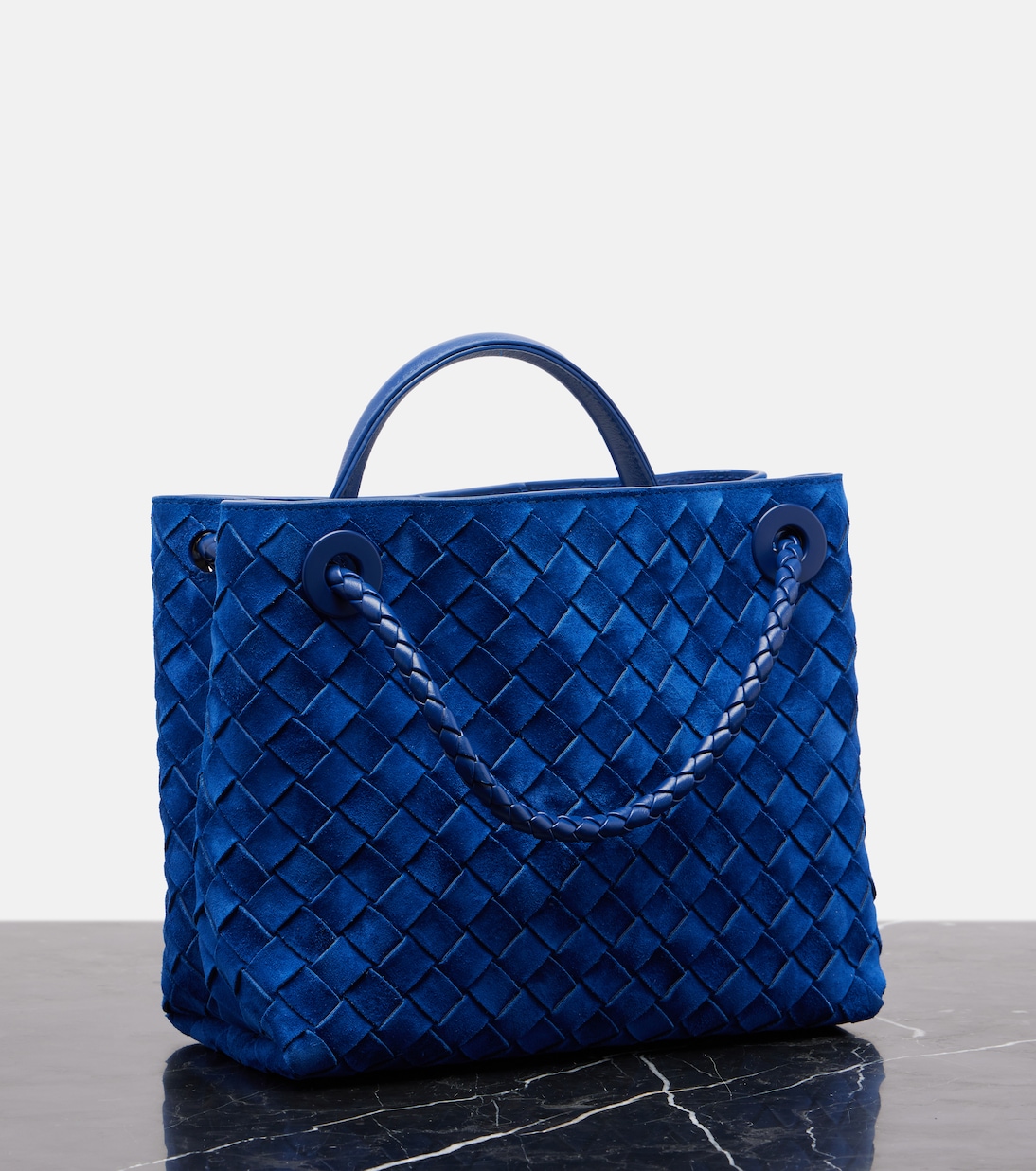 Andiamo Small suede tote bag | Bottega Veneta