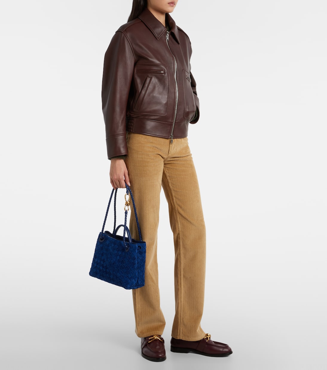 Andiamo Small suede tote bag | Bottega Veneta